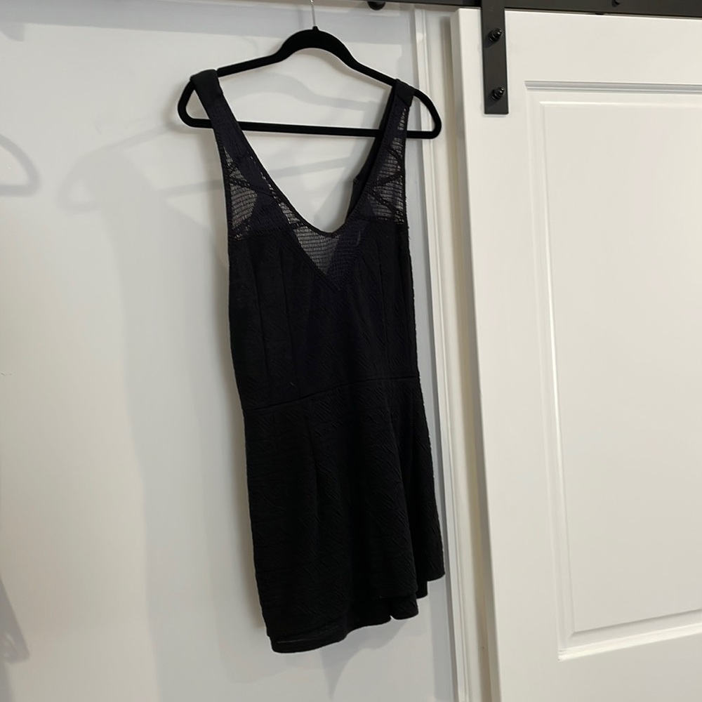 Free people black skort romper